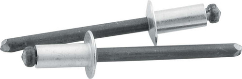 Rivet - 3/8 in Head - 3/16 in Steel Mandrel - 1/8-1/4 in Grip Range - Aluminum - Natural - Set of 250
