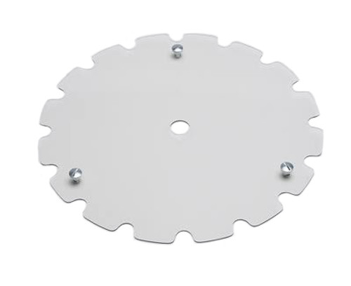 Mud Cover - Quick Release Fastener - Scalloped - Plastic - Clear - 15 in Beadlock Wheels - Each Mud Cover - Quick Release Fastener - Scalloped - Plastic - Clear - 15 in Beadlock Wheels - Each