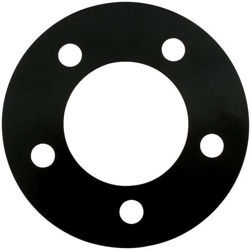 Wheel Spacer - 5 x 5.00 in Bolt Pattern - 1/4 in Thick - Steel - Black Paint - Each