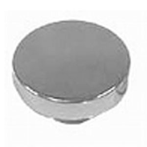 Oil Fill Cap - Push-In - Round - 1-1/4 in Valve Cover Hole - Aluminum - Polished - Each