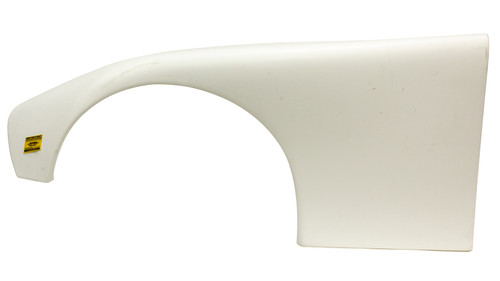 Fender - Driver Side - ABC - 10 in Wide Tires - Plastic - White - Each