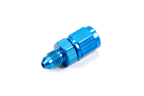 Fitting - Adapter - Straight - 4 AN Female Swivel to 3 AN Male - Aluminum - Blue Anodized - Each