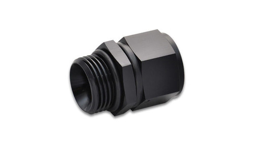 Fitting - Adapter - Straight - 10 AN Female to 8 AN Male O-Ring - Aluminum - Black Anodized - Each