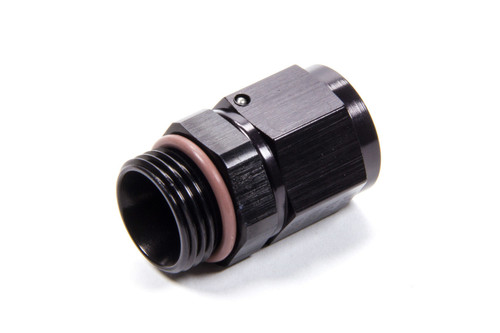 Fitting - Adapter - Straight - 10 AN Female to 10 AN Male O-Ring - Aluminum - Black Anodized - Each