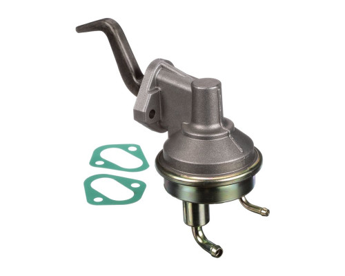 Fuel Pump - Mechanical - 40 gph - 6.5 psi - 3/8 in Hose Barb Inlet - 5/8 in Inverted Flare Female Outlet - Aluminum - Natural - Gas - Pontiac V8 - Each