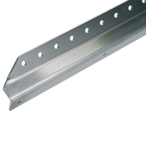 Angle Stock - 120 Degree - 1.5 in Wide - 1.5 in Tall - 0.125 in Thick - 26 in Long - 0.25 in Holes - Aluminum - Natural - Each