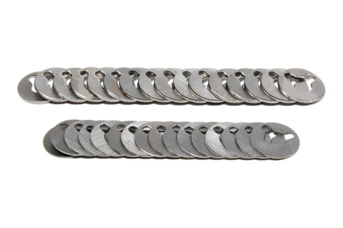 Rocker Arm Stand Shim - Sixteen 0.080 / Sixteen 0.040 in thick - Dowel Pin - Steel - T&D Machine Big Block Chevy Rockers - Kit