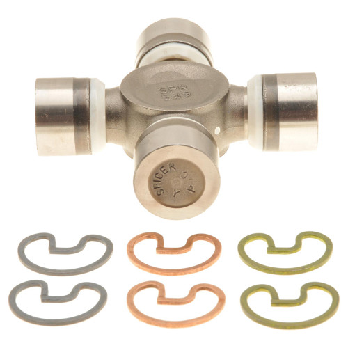 Universal Joint - 1310 Series - 1.125 in Bearing Caps - Clips Included - Steel - Natural - Each