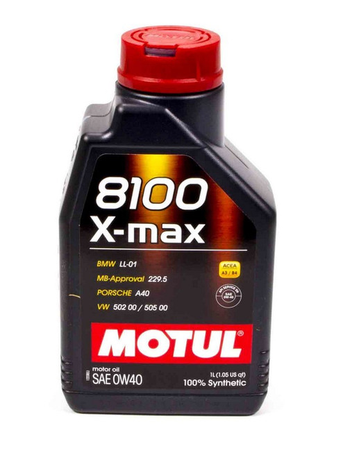 Motor Oil - 8100 X-Max - 0W40 - Synthetic - 1 L Bottle - Each