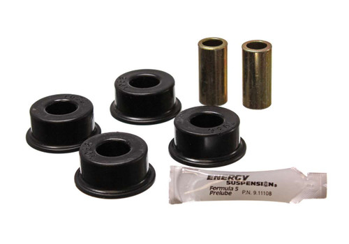 Track Bar Bushing - Hyper-Flex - Front / Rear - Polyurethane / Steel - Black / Cadmium - Jeep Wrangler YJ 1987-95 - Kit