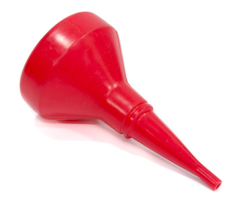 Funnel - 8 in OD - Plastic - Red - Each