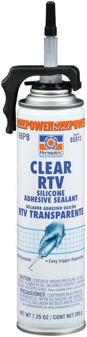 Sealant - Clear RTV Silicone Sealant - Silicone - 7.25 oz Aerosol - Each