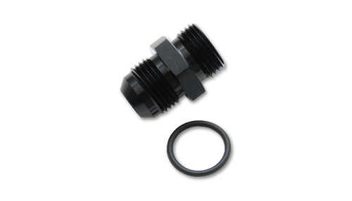 Fitting - Adapter - Straight - 16 AN Male Flare to 12 AN Male O-Ring - Aluminum - Black Anodized - Each