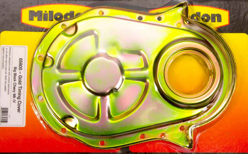 Timing Cover - 1-Piece - Steel - Cadmium - Big Block Chevy - Each Timing Cover - 1-Piece - Steel - Cadmium - Big Block Chevy - Each