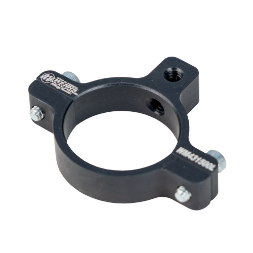 Roll Bar Accessory Clamp - Clamp-On - Single 1/4-20 in Hole - Aluminum - Black Anodized - 1-1/2 in OD Tube - Each