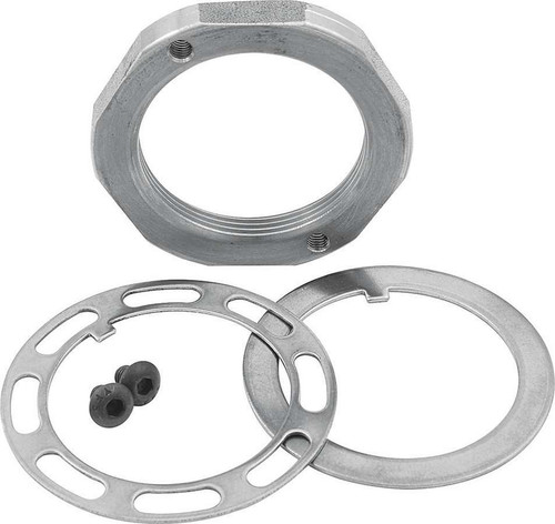 Spindle Nut - Keyed Washer / Screws Included - Steel - Zinc Oxide - 2 in Pin Wide 5 / 5 x 5 Hubs - Kit Spindle Nut - Keyed Washer / Screws Included - Steel - Zinc Oxide - 2 in Pin Wide 5 / 5 x 5 Hubs - Kit
