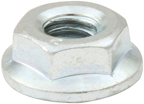 Nut - Locking - 1/4-20 in Thread - Hex Head - Serrated Flange - Steel - Zinc Oxide - Universal - Set of 50