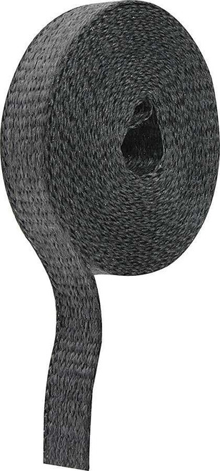 Exhaust Wrap - 1 in Wide - 25 ft Roll - Woven Fiberglass - Black - Each