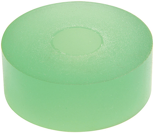 Bump Stop Puck - 2 in OD - 1/2 in ID - 3/4 in Tall - 50 Durometer - Polyurethane - Green - 14 mm Shocks - Each