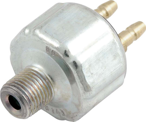 Brake Light Switch - Pressure Type - Bullet Terminals - Steel - Zinc Oxide - Universal - Each