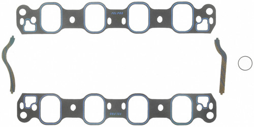 Intake Manifold Gasket - Printoseal - 0.06 in Thick - 1.88 x 2.65 in Rectangular Port - Composite - Small Block Ford - Kit