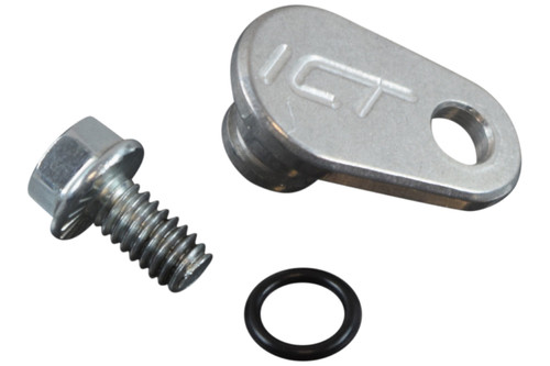 Kickdown Cable Pug - O-Ring Seal - Hardware Included - Aluminum - Natural - TH350 - Each