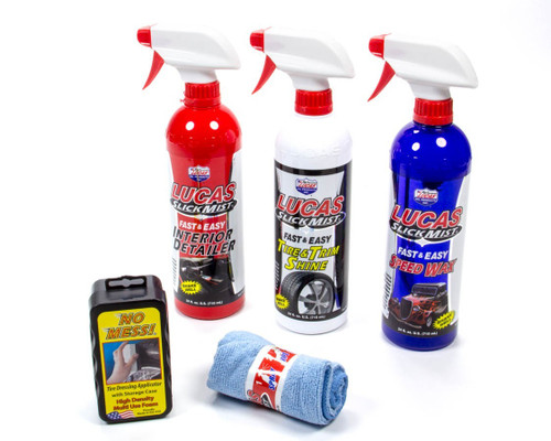Detailer - Slick Mist - 1 Interior Detailer / 1 Tire and Trim Shine / 1 Speed Wax - Kit