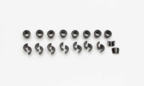 Valve Lock - 10 Degree - 11/32 in Valve Stem - 0.050 in More Height - Steel - Black Oxide - Set of 16