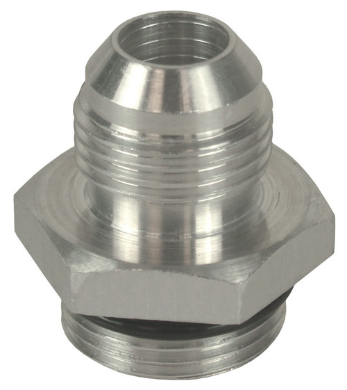 Fitting - Adapter - Straight - 8 AN Male to 5/8-18 in Male O-Ring - Aluminum - Natural - Each