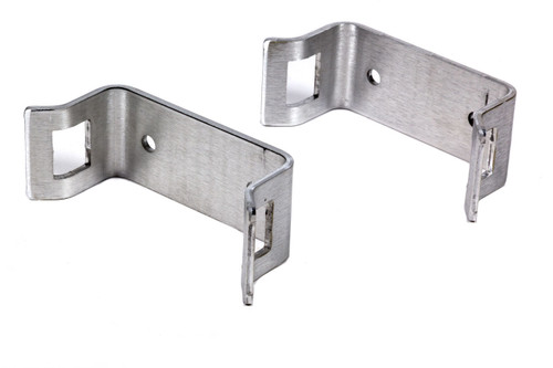 Fire Extinguisher Mount - Bolt-On - Flat Mount - Aluminum - Natural - Safecraft Fire Extinguisher - Pair