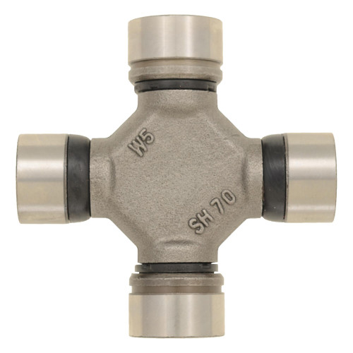 Universal Joint - S44/3R to 1310 Series - 1.125 in and 1.062 in Bearing Caps - Clips Included - Greasable - Steel - Natural - Each