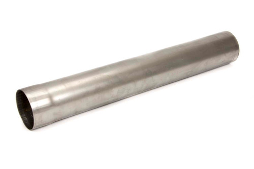 Exhaust Pipe Extension - Straight - 4 in Diameter - 2 ft Long - 1 End Expanded - Steel - Natural - Each