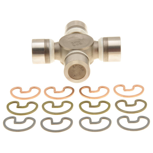 Universal Joint - 1330 to SPL 25 Series - 1.062 in Bearing Caps - Clips Included - Greasable - Steel - Natural - Each