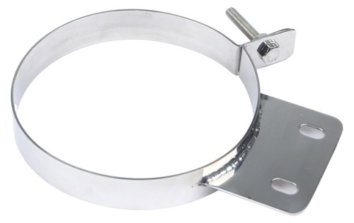 Exhaust Clamp - Stack Clamp - 6 in Diameter - Stainless - Polished - Each