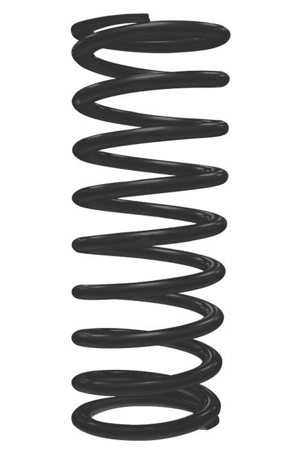 Coil Spring - Coil-Over - 2.5 in ID - 12 in Length - 110 lb/in Spring Rate - Steel - Black Powder Coat - Each
