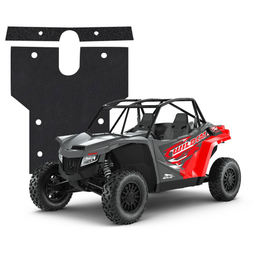 Heat Barrier - Floor Heat Shield - Heavy Duty Rubber - Black - Artic Cat Wildcat XX 2018-20 - Kit