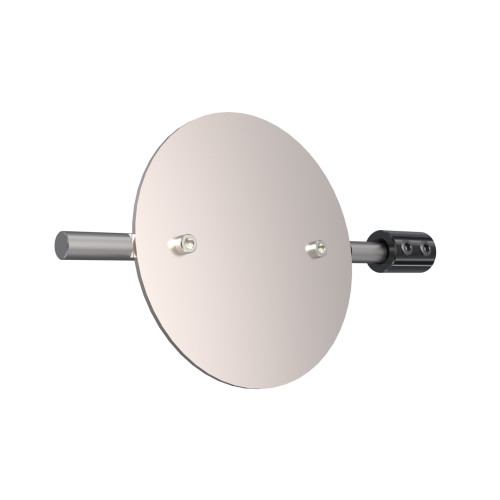 Electric Exhaust Cut-Out Butterfly - 3 in Diameter - Stainless - Brushed - Quicktime Performance Electric Exhaust Cut-Out - Each Electric Exhaust Cut-Out Butterfly - 3 in Diameter - Stainless - Brushed - Quicktime Performance Electric Exhaust Cut-Out - Each