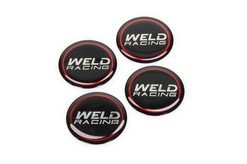 Logo Sticker - Weld Logo - 2 in Diameter - Center Caps - Set of 4
