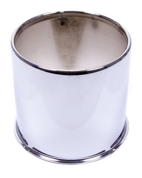 Wheel Center Cap - 4.900 in OD - 4.50 in Tall - Open End - Steel - Chrome - Universal - Each