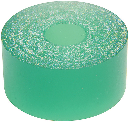 Bump Stop Puck - 2 in OD - 1/2 in ID - 1 in Tall - 50 Durometer - Polyurethane - Green - 14 mm Shocks - Each