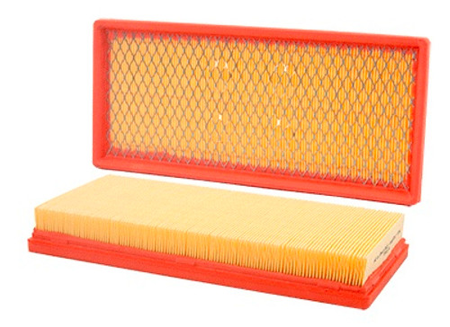 Air Filter Element - Panel - 12.864 in L x 5.856 in W x 1.713 in H - Paper - White - Ford Fullsize Truck 1987-98 - Each