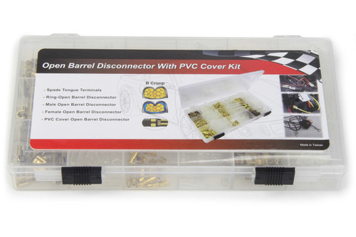 Electrical Connector - Brass - Bullet Connectors - Disconnects - Ring / Spade Terminals - 22-12 AWG Wire - Kit