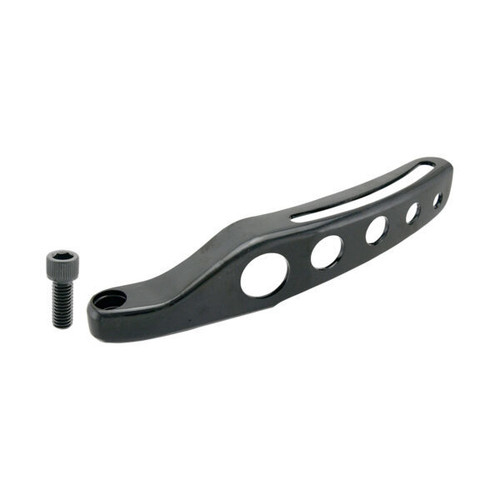 Alternator Bracket - Passenger Side - Upper - Water Pump Mount - Steel - Black Paint - Long Water Pump - Small Block Chevy - Each