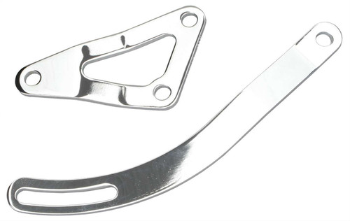 Alternator Bracket - Passenger Side - Head Mount - Steel - Chrome - Small Block Mopar - Kit Alternator Bracket - Passenger Side - Head Mount - Steel - Chrome - Small Block Mopar - Kit