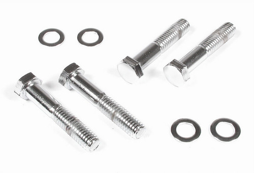 Water Pump Bolt Kit - Hex Head - Steel - Chrome - Long Water Pump - Chevy V8 - Kit