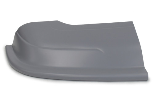 Nose - Dominator - Passenger Side - Plastic - Gray - Dirt Late Model - Each