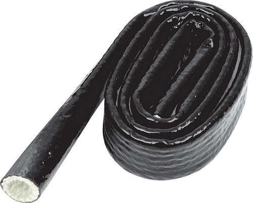 Hose and Wire Sleeve - 1/2 in ID - 3 ft - Silicone / Fiberglass - Black - Each Hose and Wire Sleeve - 1/2 in ID - 3 ft - Silicone / Fiberglass - Black - Each