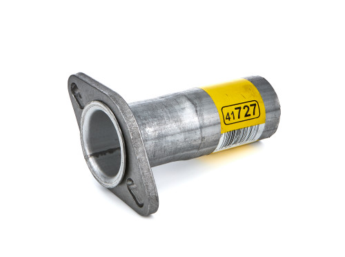 Exhaust Connector - 2 in Ball Flange to 2 in ID - 6 in Long - Steel - Aluminized - Universal - Each
