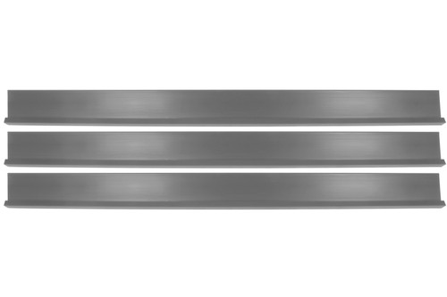 Rocker Panel - 78 in Long - Plastic - Gray - Set of 3