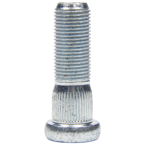 Wheel Stud - 5/8-18 in Thread - 2.000 in Long - 0.685 in Knurl - Steel - Zinc Oxide - Set of 5